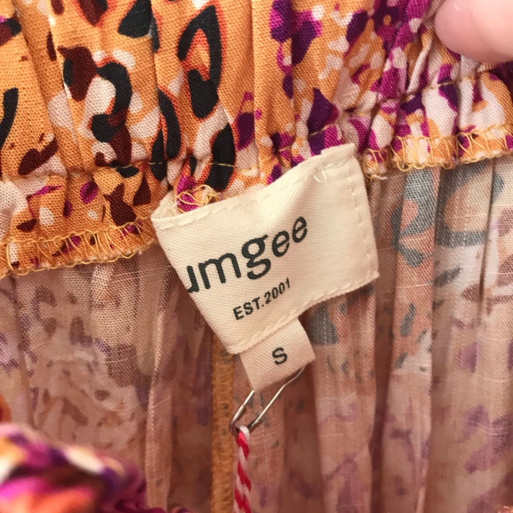 Umgee Cheetah Print Boho Wide Leg Palazzo Pants, NWT - Picture 11 of 16